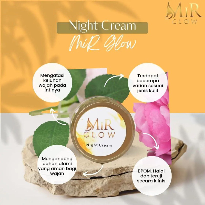 Ecer Night Cream MiR Glow