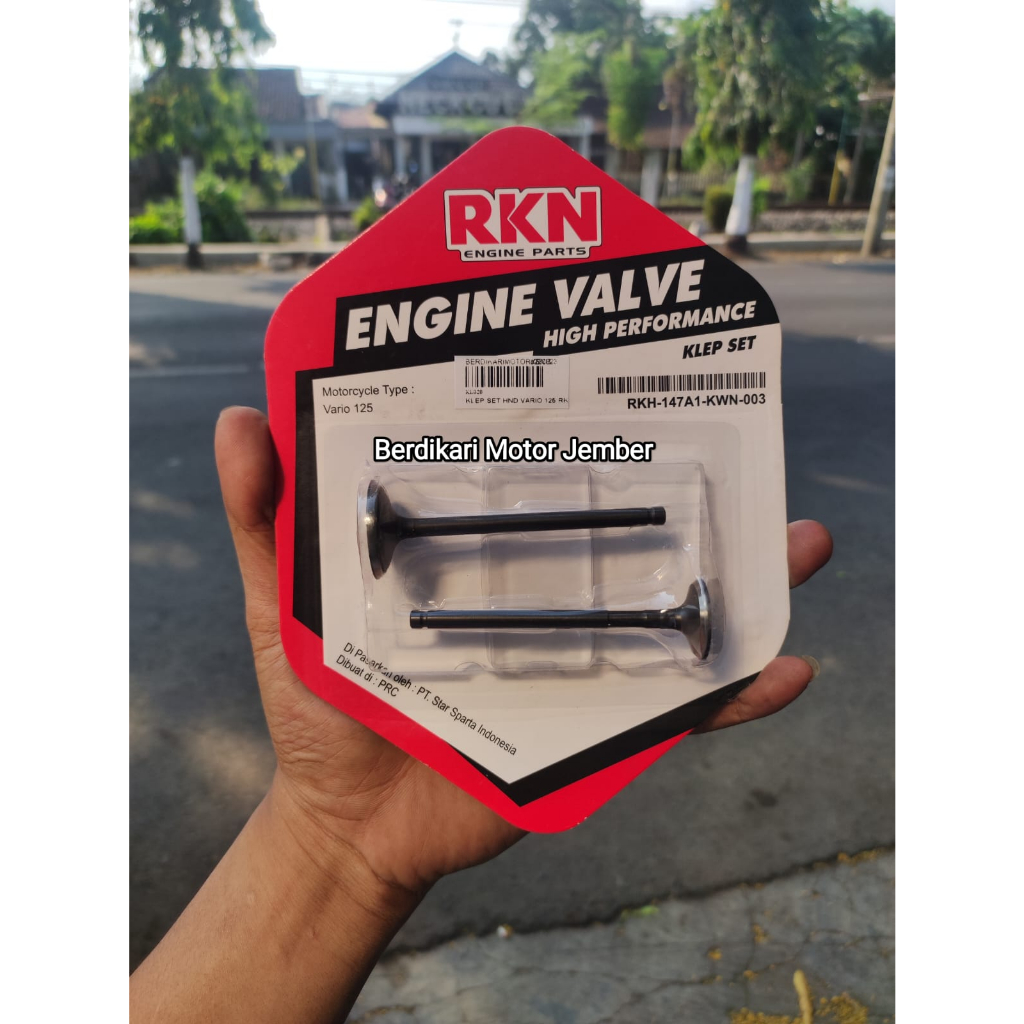 Klep Vario 125 Klep Set Vario 125 Merk RKN