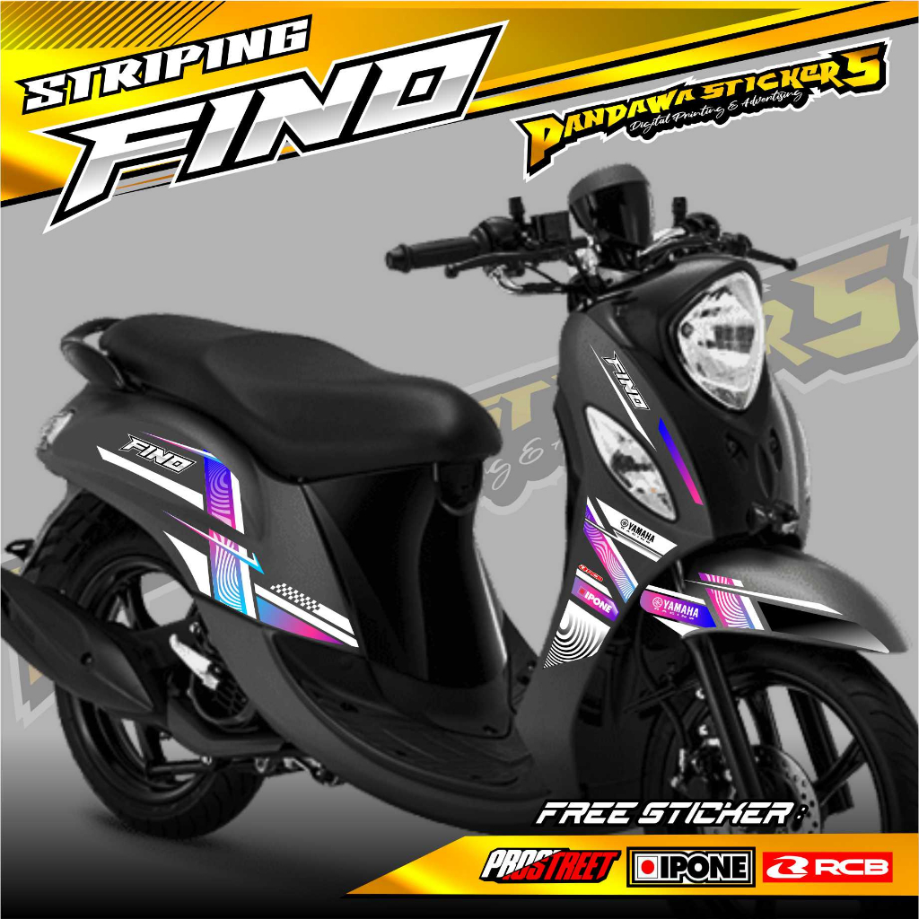 STRIPING VARIASI YAMAHA FINO / STICKER LIST VARIASI MOTOR FINO