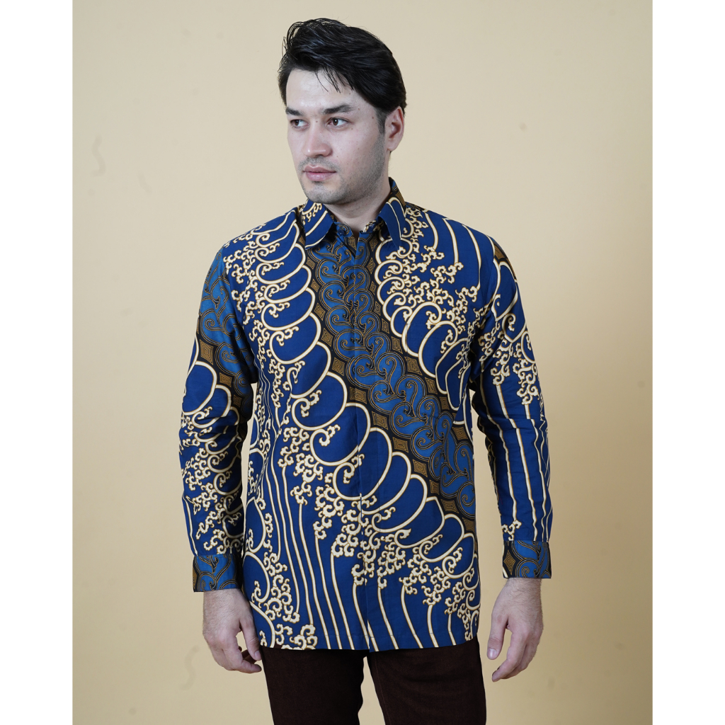 DANAR HADI - Kemeja Batik PA Par Naruto - PRNRT.78.0823 - Navy