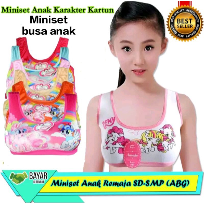 Miniset BUSA ABG / Miniset busa remaja / Miniset Anak SD/SMP