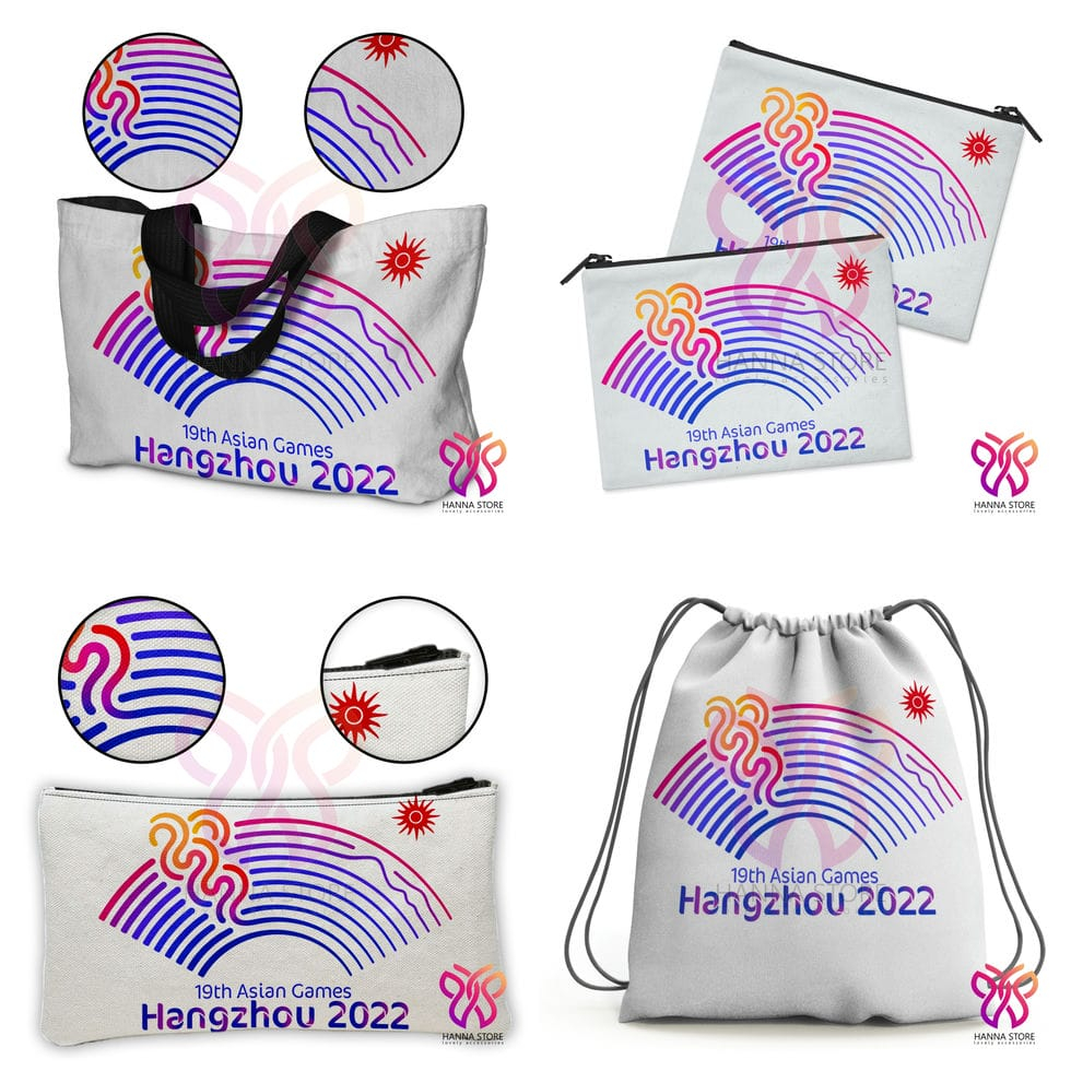 Tas Pouch Souvenir Asian Games 2022 2023 Hangzhou