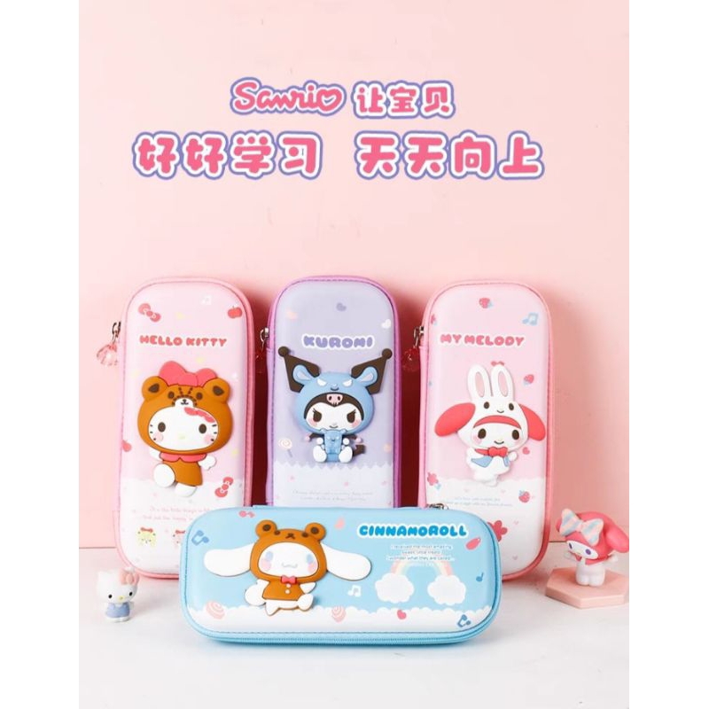 

PENCIL CASE 3D KUROMI ORI / TEPAK PENSIL CINNAMOROLL / TEMPAT PENSIL MELODY KITTY / TEPAK PENSIL IMPORT