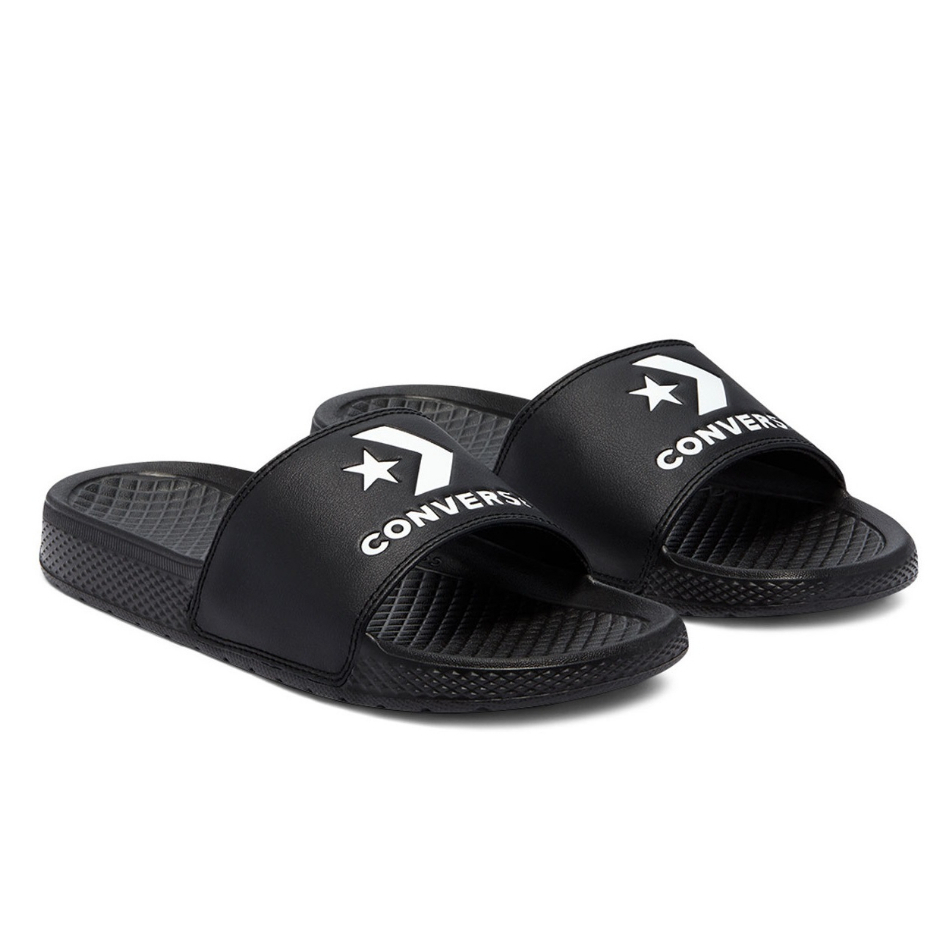 Sandal Converse All Star Slide Slip Black Unisex Casual Style Lifestyle Sandals Original 100%