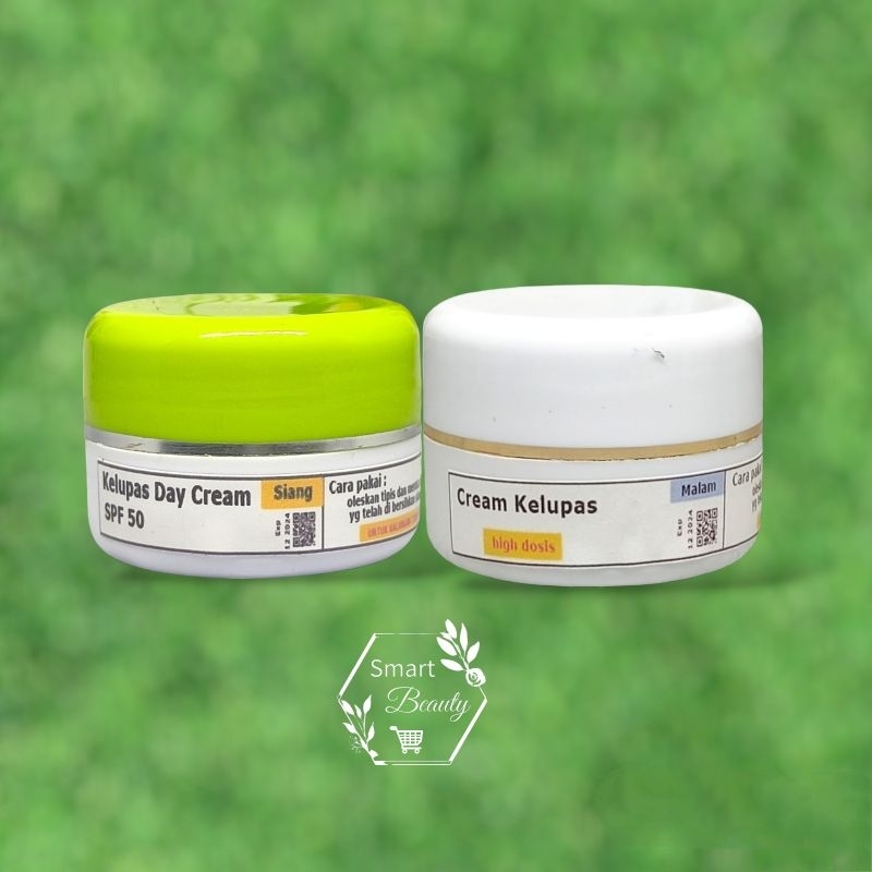 Cream Kelupas Siang Spf 50 dan Cream Kelupas Malam