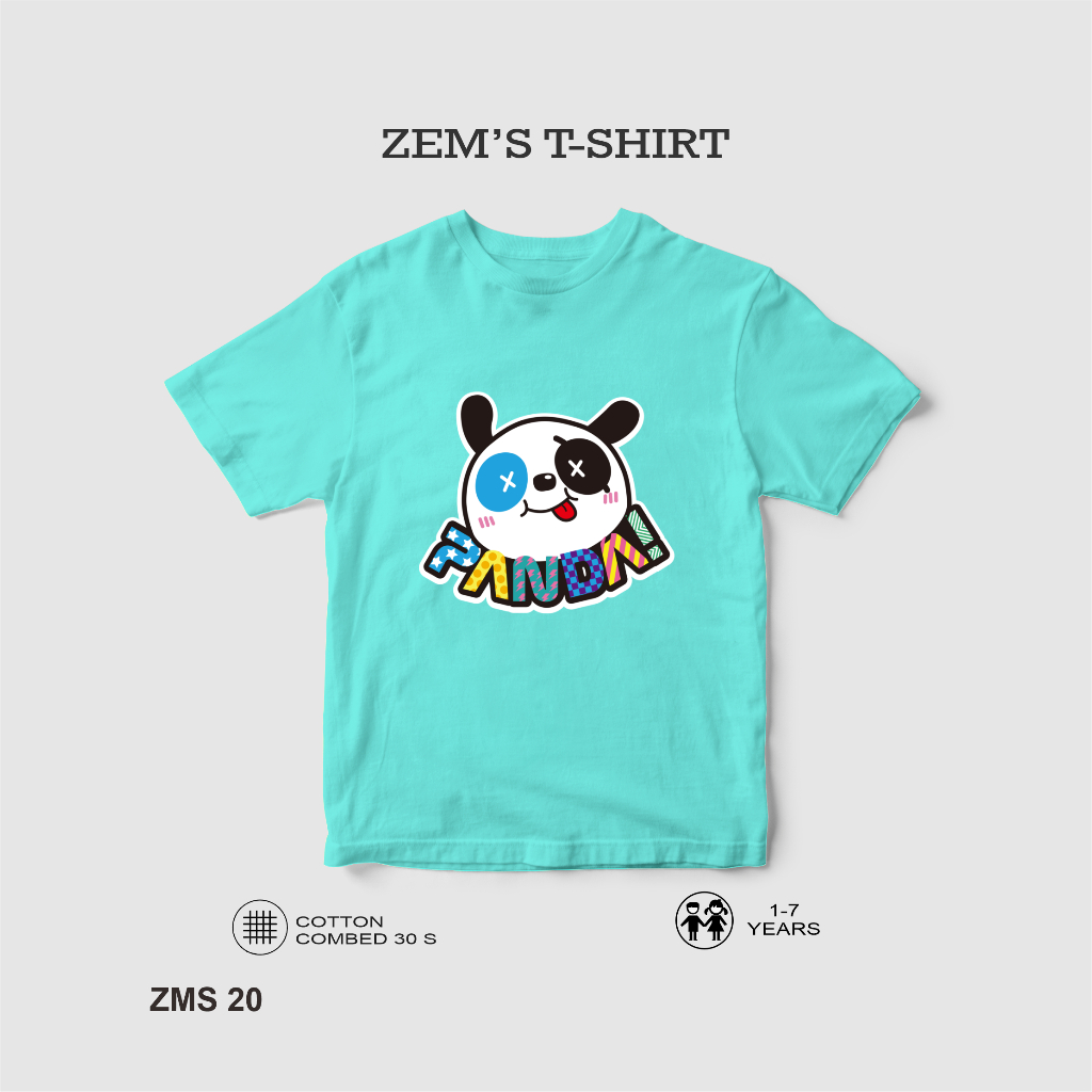 ZEM'S Kaos anak unisex premium cotton combed