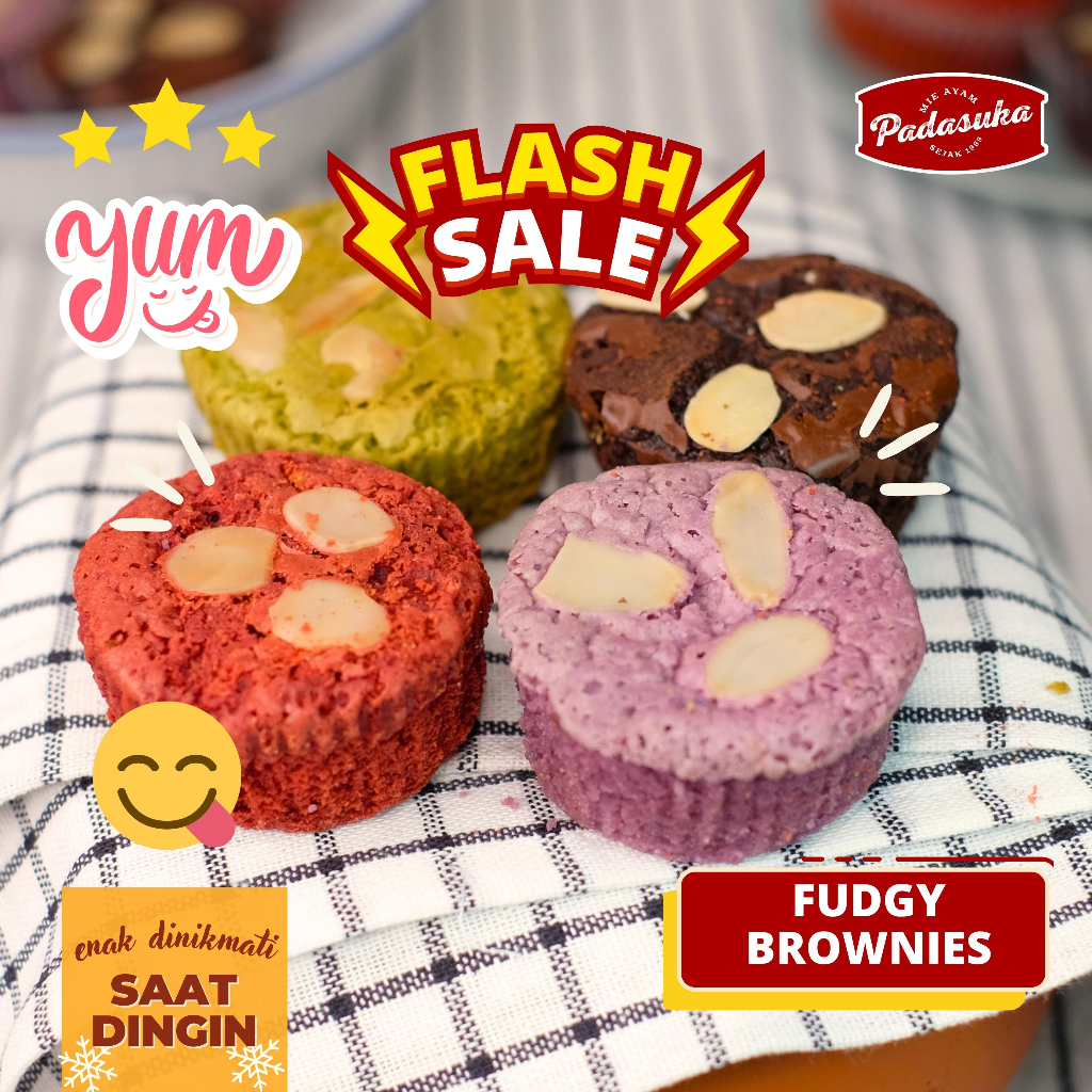 

Fudgy Brownies Padasuka 10 Pcs