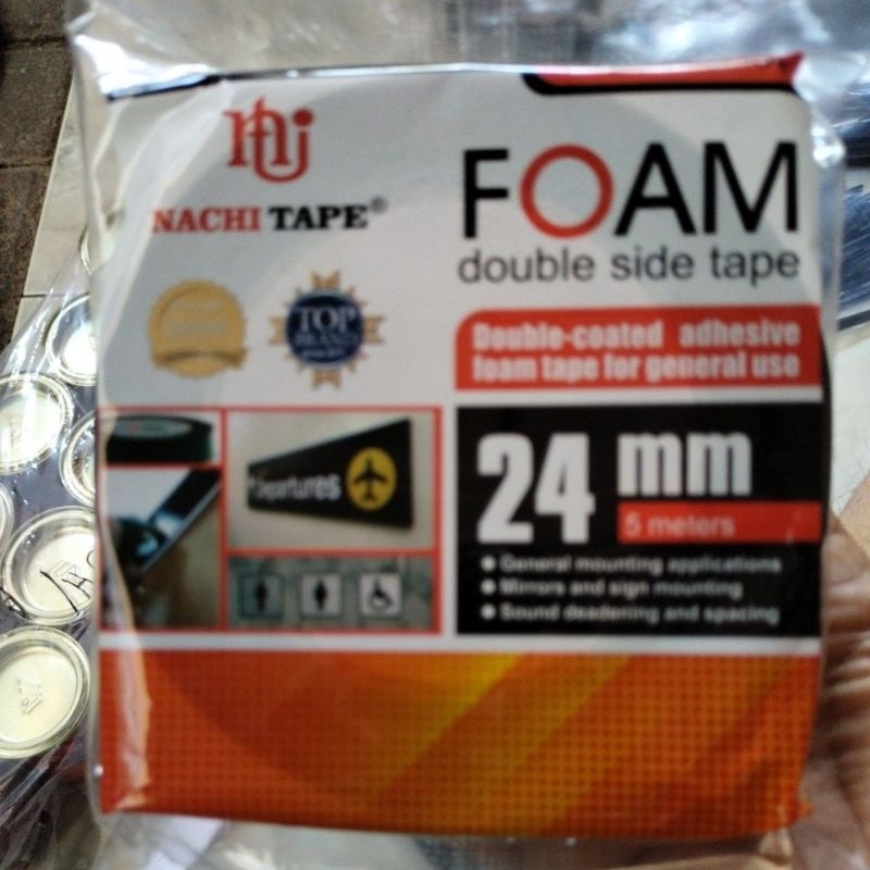 

solasi, isolasi dobel tipe, double tape,foam double side tape,solasi bolak balik