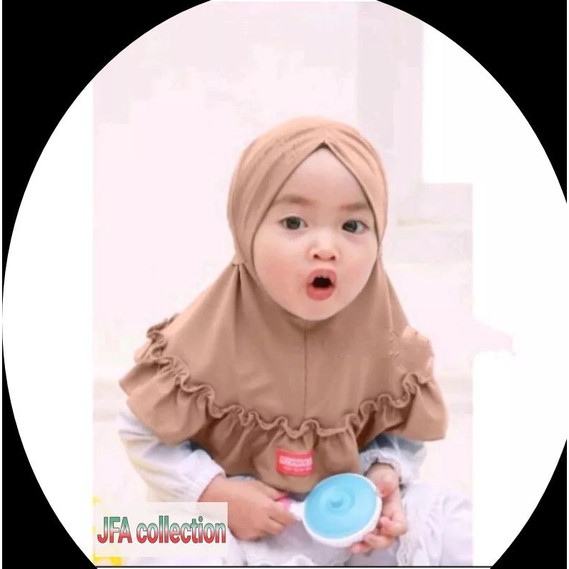 JILBAB HIJAB KERUDUNG LUCU KEREN KEKINIAN ANAK BAYI RENATA