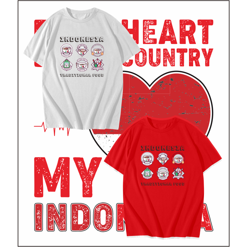 Kaos Oleh Oleh Souvenir Indonesia Jakarta 1, dewasa dan anak, bisa pilih warna baju