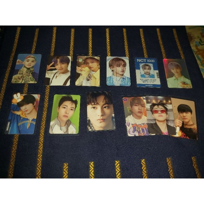 Photocard Official PC NCT Dream NCT 127 - Jaemin agent, Haechan dad v2, Haechan selca sg22 127,  Tae