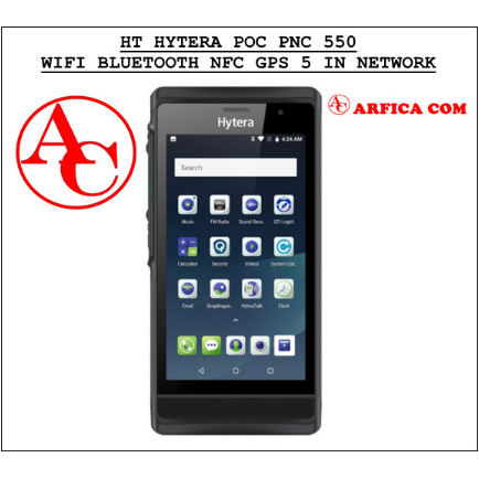 Hytera PNC550 HT POC 4G IP68 Wifi Bluetooth NFC GPS 5 In Network Radio