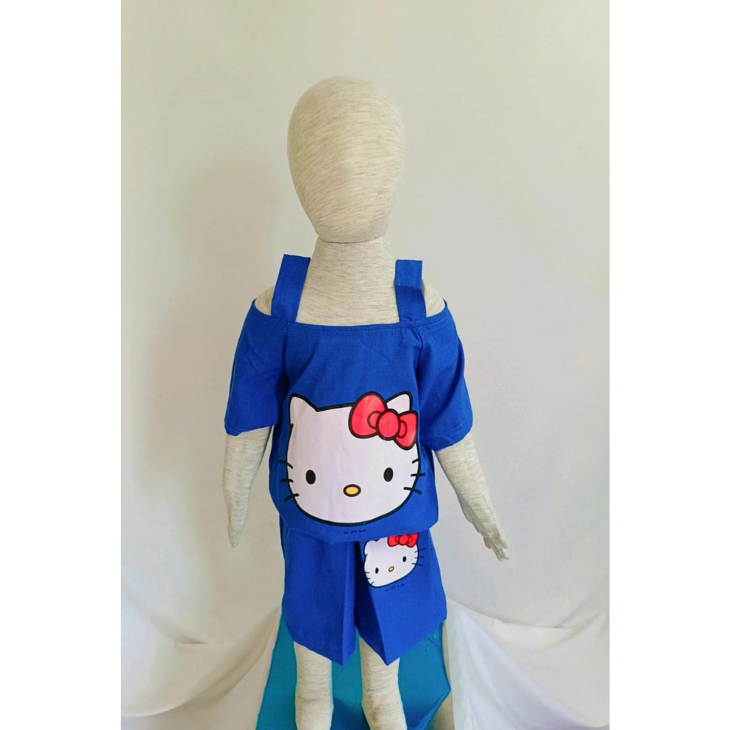 RmShop Hetty Setelan Baju Bayi Anak Perempuan 6 12 Bulan 1 2 3 4 5 Tahun Korea Style Lucu Denim