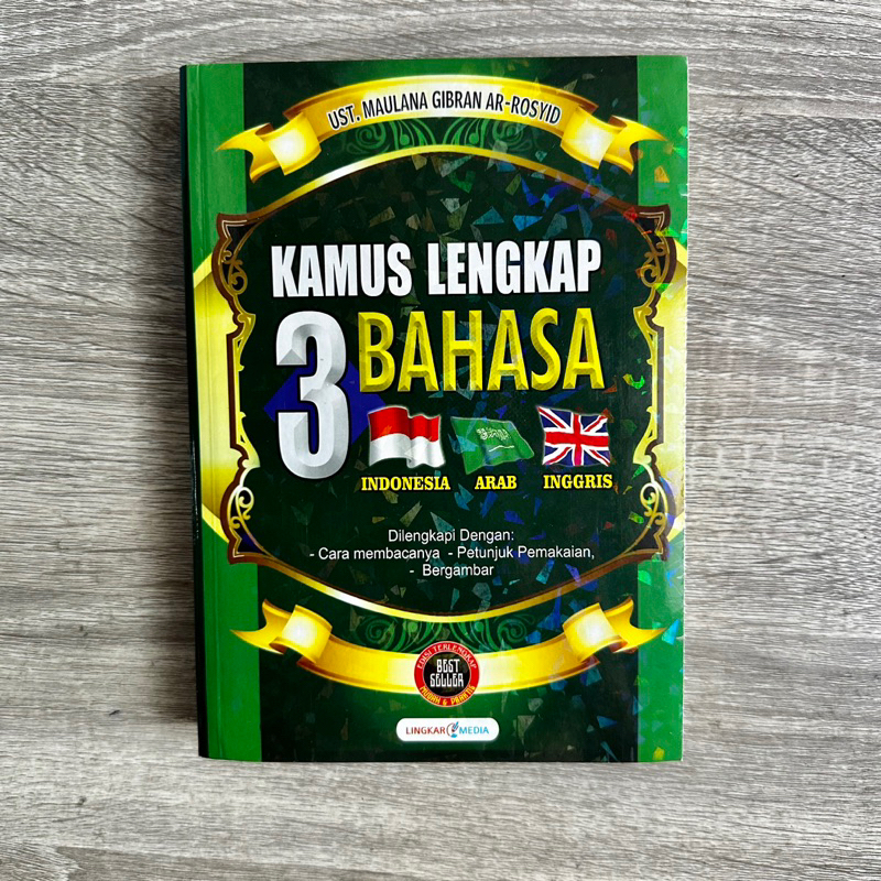 Kamus Lengkap 3 Bahasa Indonesia Arab Inggris / Kamus Bahasa Arab Edisi Terlengkap