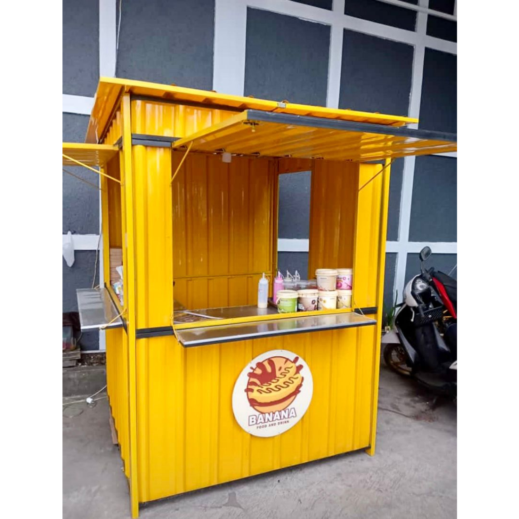 Booth Container Jualan Franchise MURAH PROMO TERLARIS