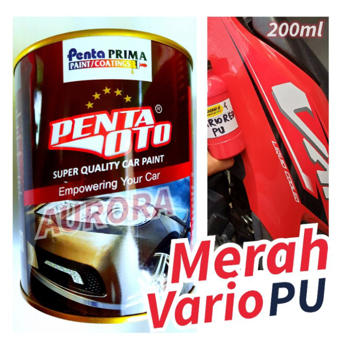 Cat Merah Vario Red PU Penta Oto ECER 200cc.