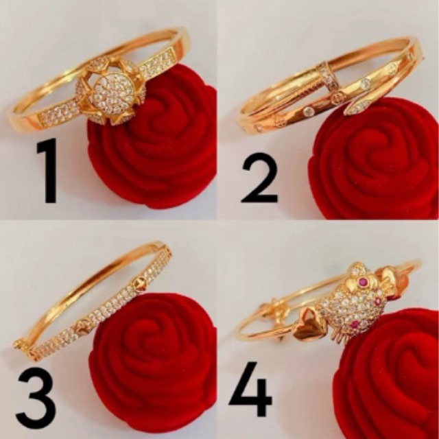 Gelang keroncong mas malaysia bersurat bisa tukar tambah