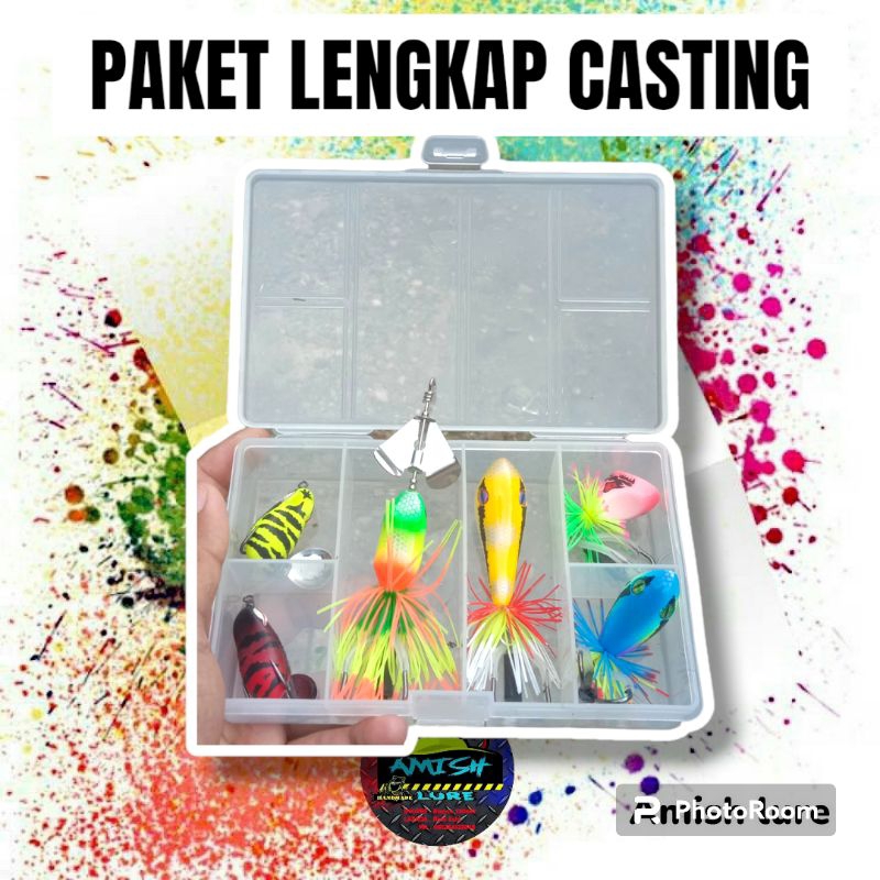 Paket Lengkap umpan Casting| Umpan Toman | Casting