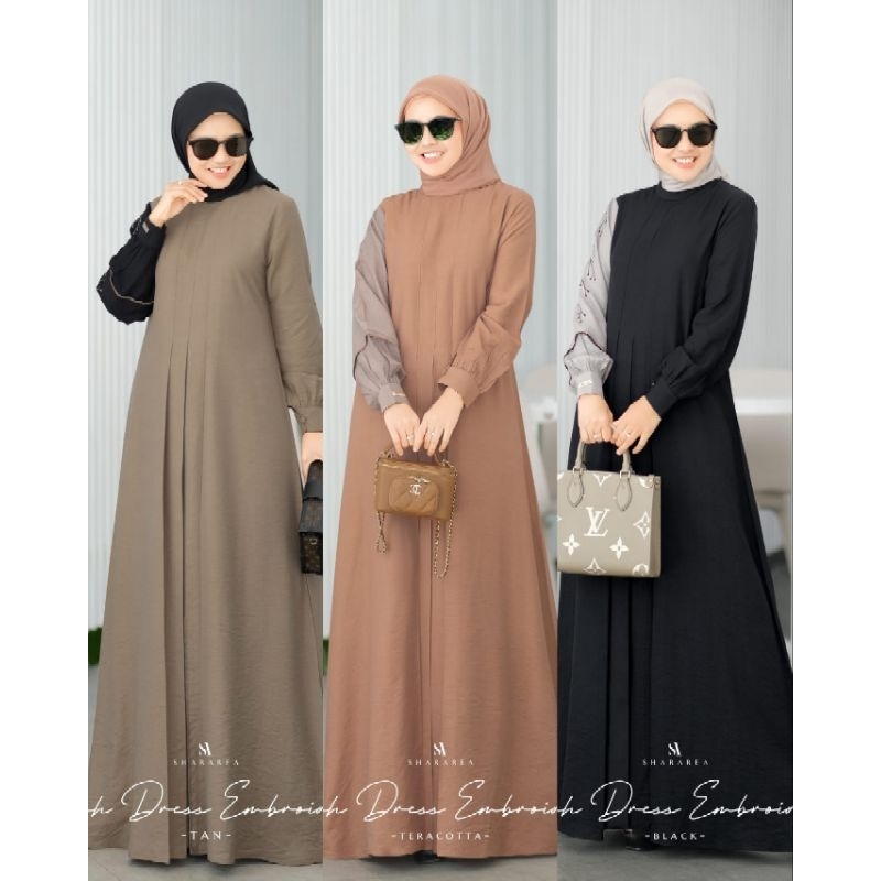 Asilah Dress Embroidery (dres saja) by shararea