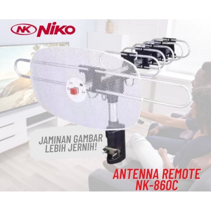 antena Digital niko nk-860c / antena remot niko bisa mutar