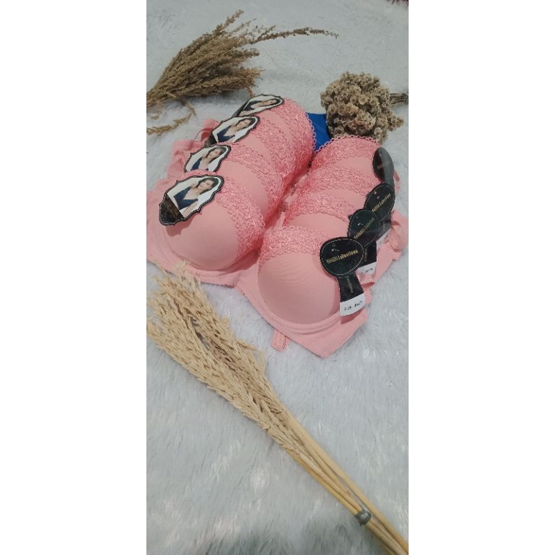 paket hemat 4 pcs BH/BRA ABG REMAJA KAWAT BUSA TEBAL KANCING/KAIT 2