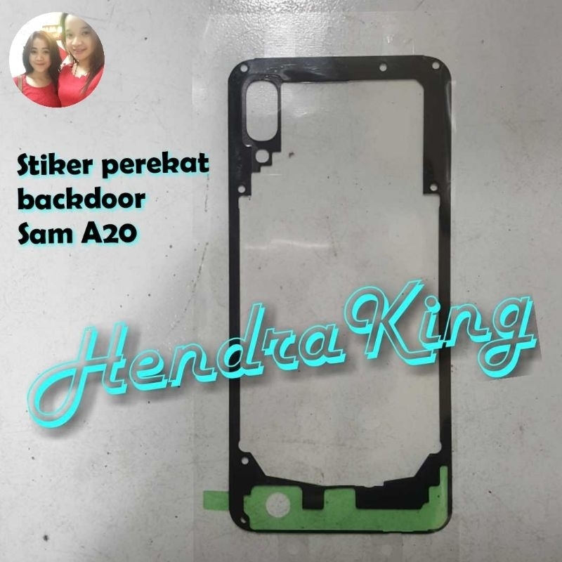 

Stiker adhesive lem perekat backdoor samsung A20