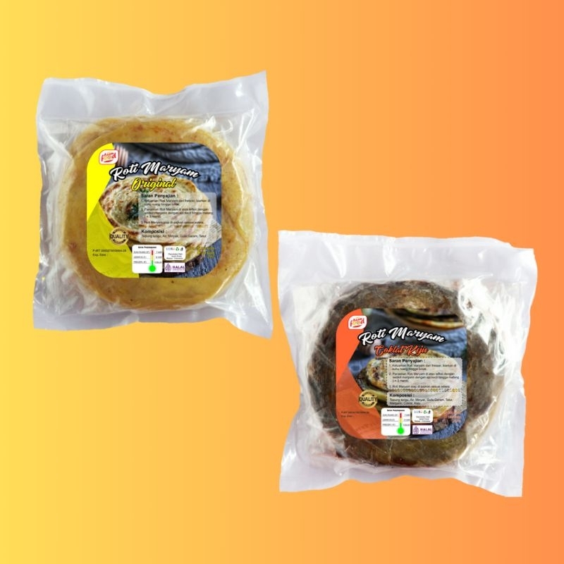 

[PAKET 2 MIX] ROTI MARYAM ORIGINAL & COKJU