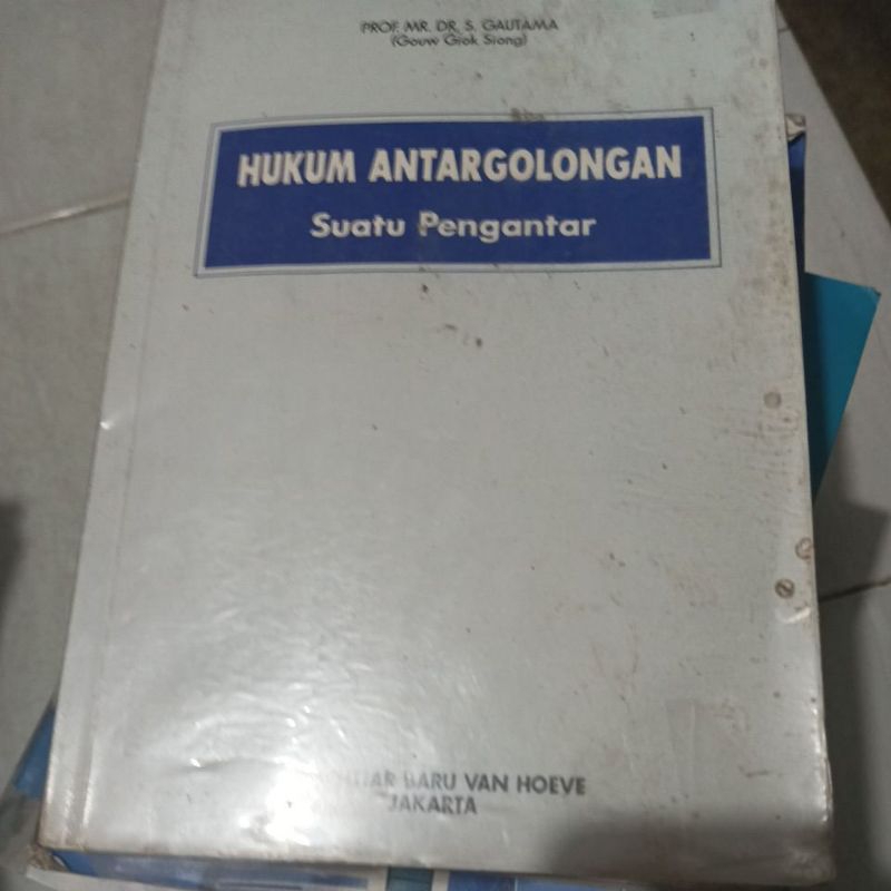 buku hukum antargolongan suatu pengantar