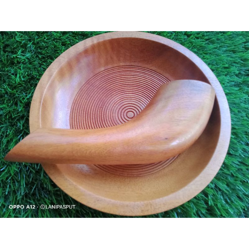 COBEK 17CM DARI KAYU ULIN ASLI KALIMANTAN