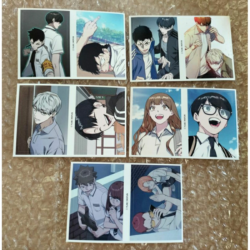 Sticker study group webtoon manhwa ylab / mofun official merch gamin noah hanwool
