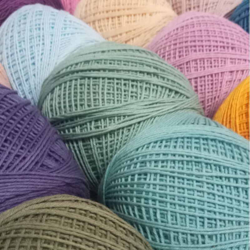 Benang Rajut Katun Bali Polos Small Ply 2