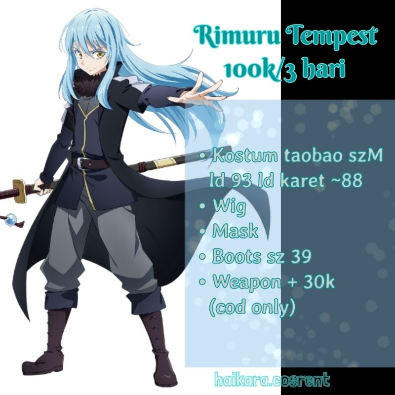 (Rental) Cosplay Rimuru Tempest