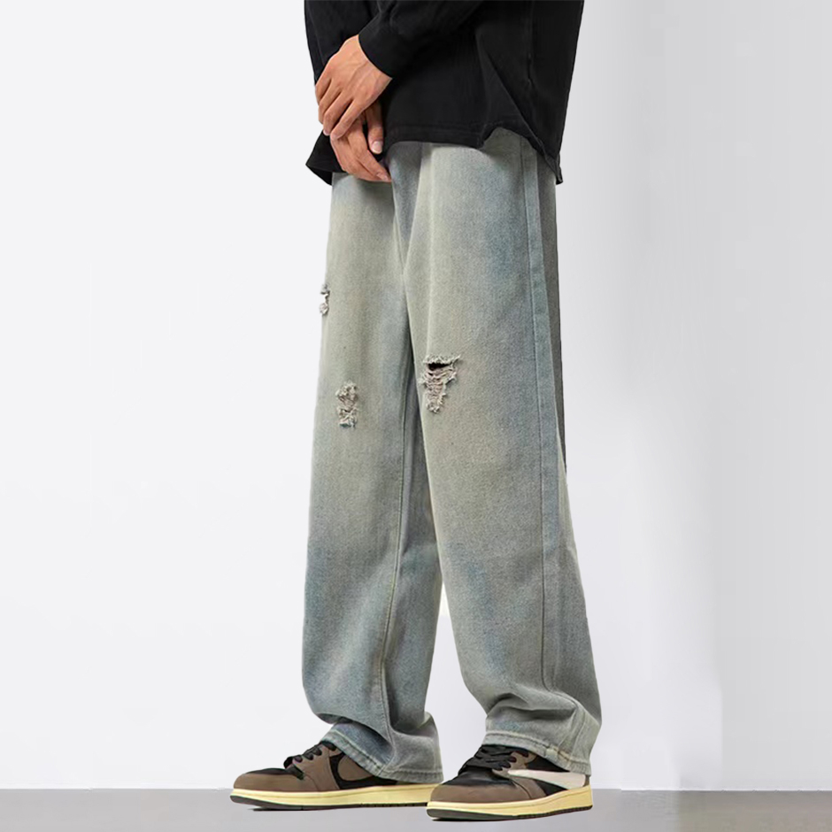 celana jeans pria baggy pria celana pria jeans panjang celana sobek pria keren jeans gaya korea cela