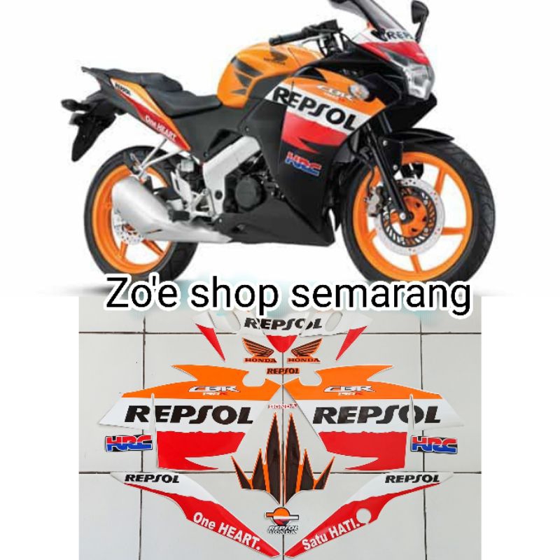 striping CBR CBU 2012 150 repsol