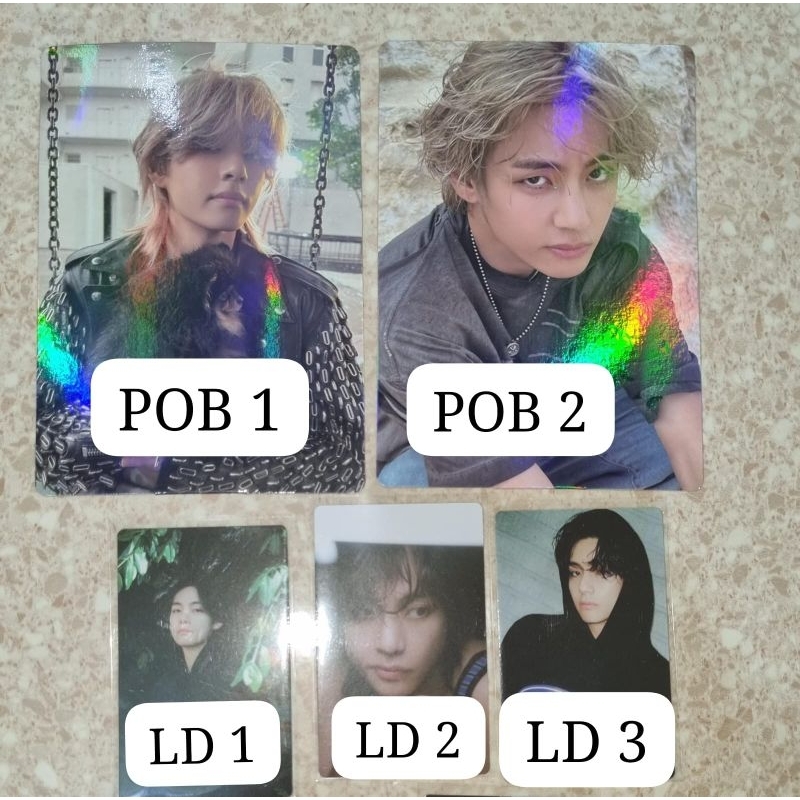 [READY STOCK] Photocard V Taehyung Layover POB Lucky Draw LD PVC