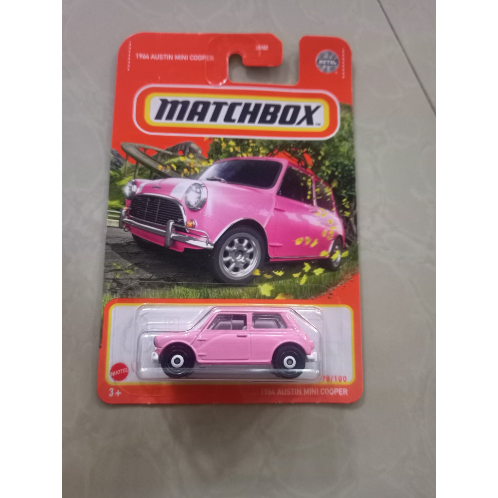 MATCHBOX 1964 AUSTIN MINI COOPER PINK