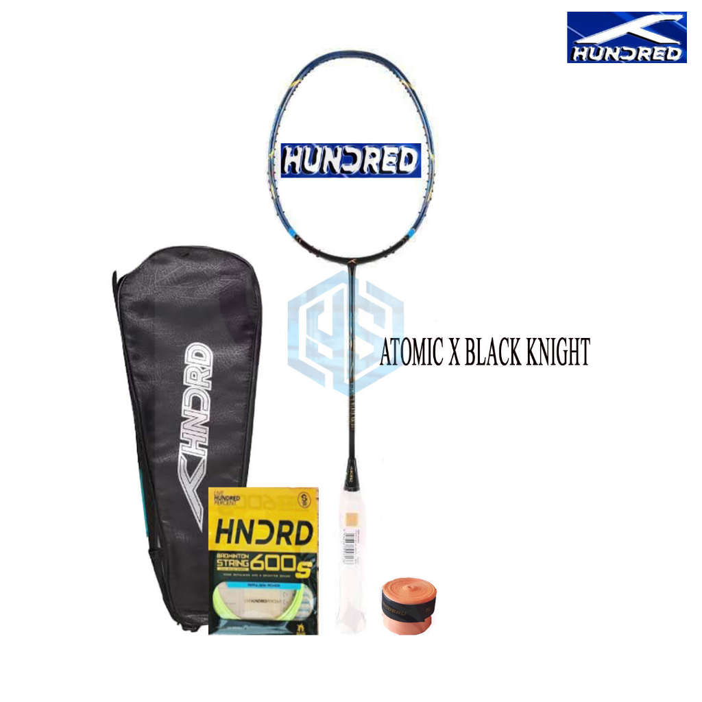 Raket Badminton HUNDRED ATOMIC X BLACK KNIGHT