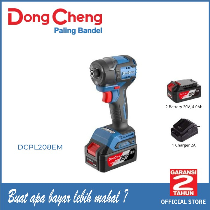 Cordless brushless impact driver screw driver DongCheng DCPL208EM