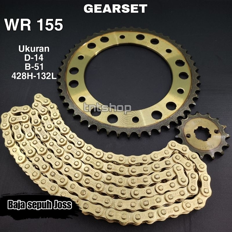 Gear Gir set Paket WR155 WR 155 Baja sepuh joss - Gear wr 155 gearset wr155 gir set wr155