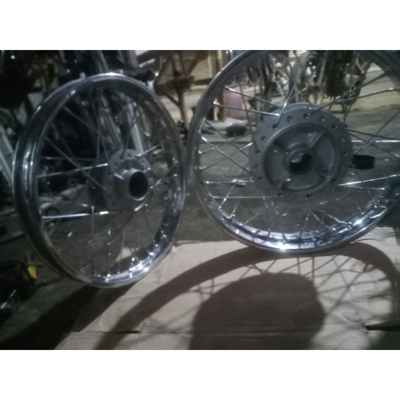 velg jari-jari Ring'14 1set Mode Trail Mini Supra fit lama Revo lama Supra fit new Cakram Rakitan