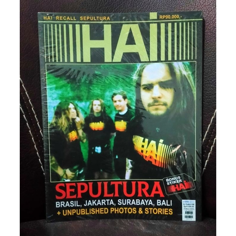 Ready Siap Kirim : Majalah HAI RECALL SEPULTURA / September 2023 / Limited Edition