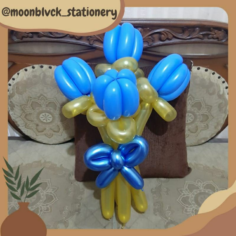 [Depok] Buket Balon Bunga Tulip Bucket Balon untuk Wisuda Sidang dan Ulang Tahun