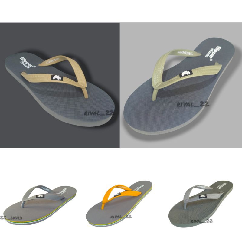 SANDAL JEPIT FILPPER BASIC GREY pria wanita bukan fipper bukan swallow