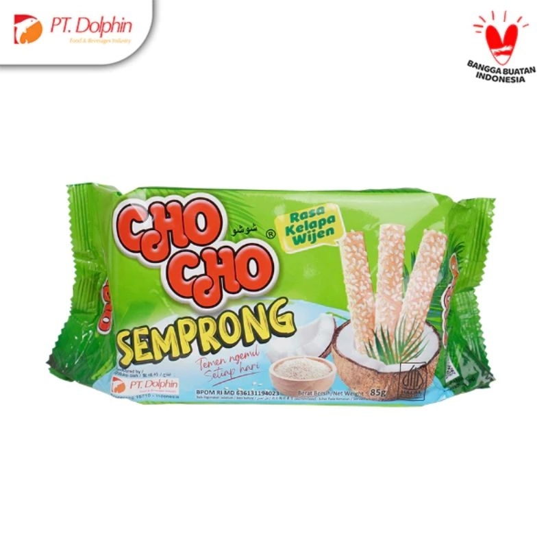 

CHO CHO semprong Wijen roll wafer semprong dengan wijen 85 gram