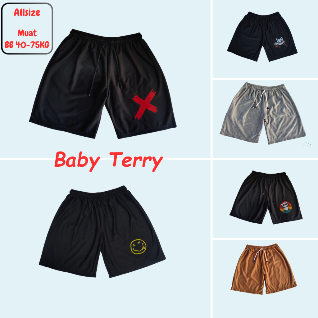 Best Seller Celana Boxer Pria Black DTF Premium Quality Dalaman Kolor Hitam Boxser Pantai Distro Sur