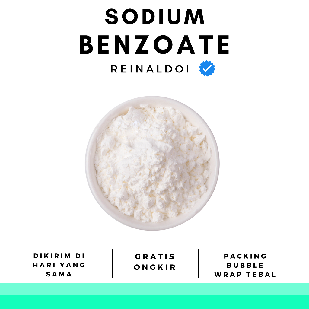 

Sodium Benzoate Natrium Benzoat Pengawet Makanan 100 GR
