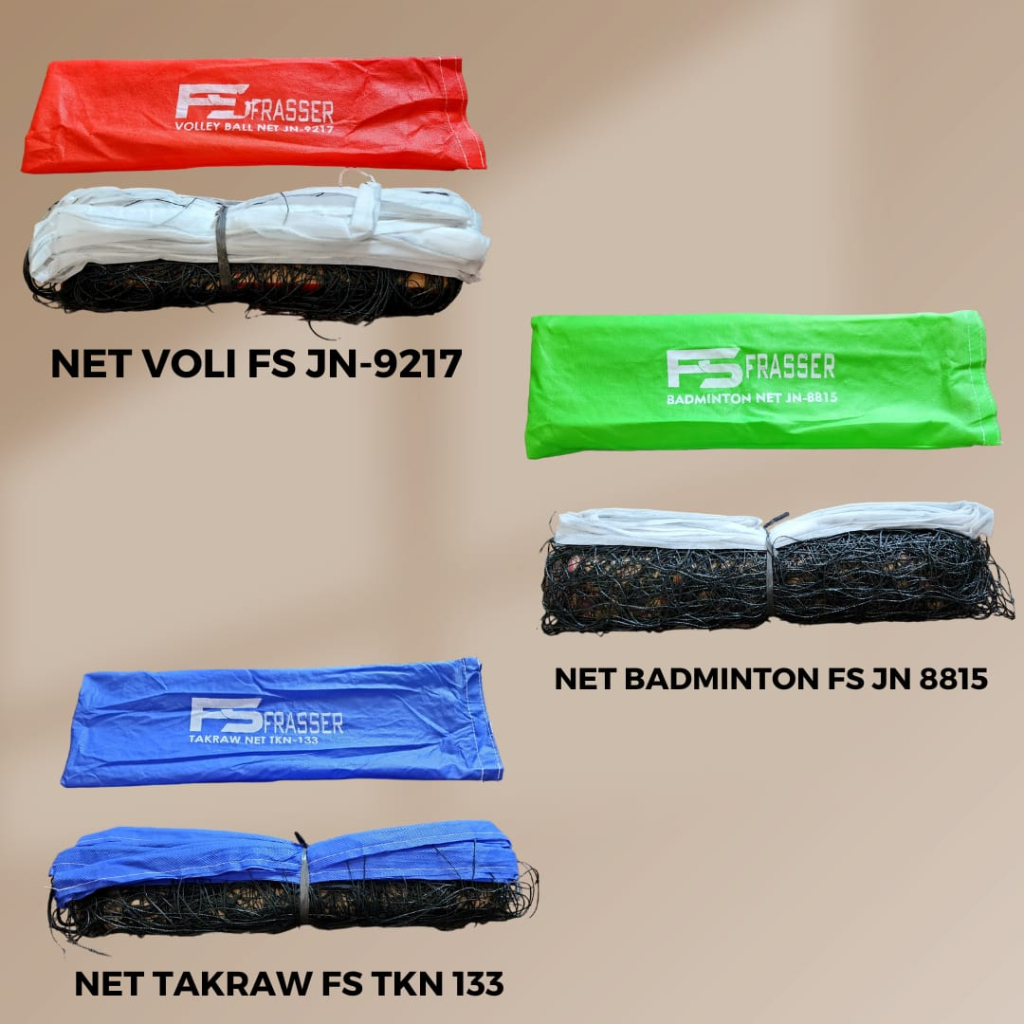 Frasser Net Badminton Frasser Jaring Bulutangkis JN 8815 Original