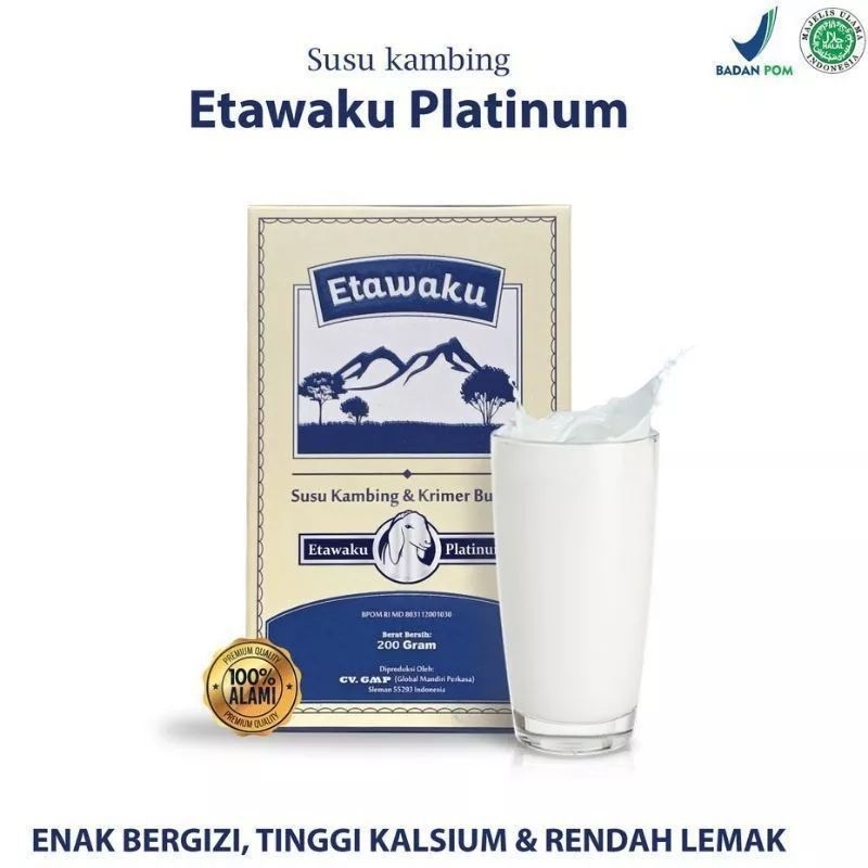 

Etawaku Platinum - Susu Etawa Murni Meningkatkan Daya Tahan Tubuh