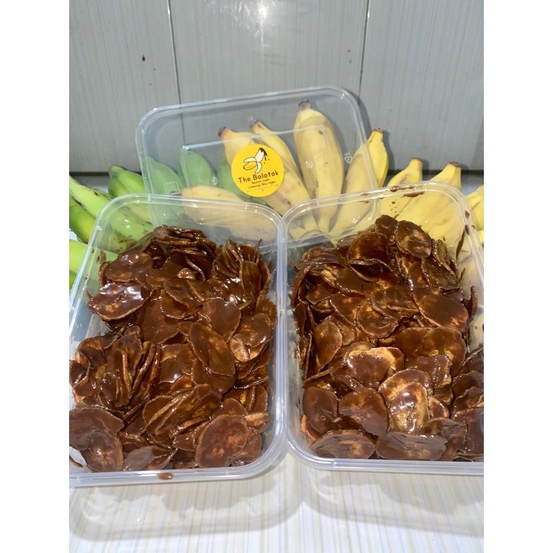 

Paket 2 Box Keripik Pisang Cokelat Lumer