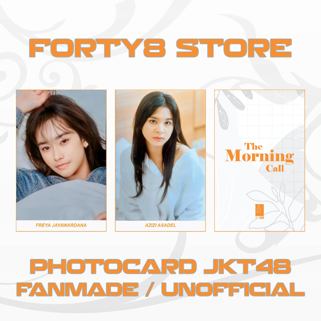 (16 PC) Photocard JKT48 All Member Morning Call Unofficial / Fanmade